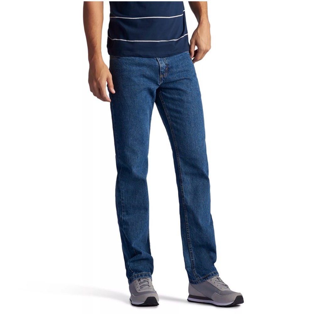Lee Blue Straight Jeans Classic Denim